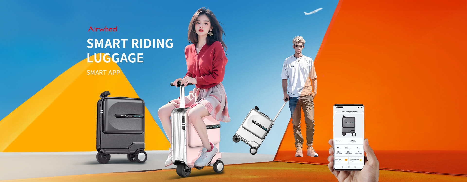 Airwheel electric suitcase
